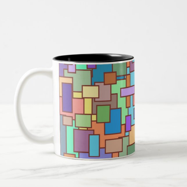 2016 Pattern Two-Tone Coffee Mug (Left)