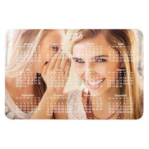 2016 Personalised Calendars Large Flexible Magnets