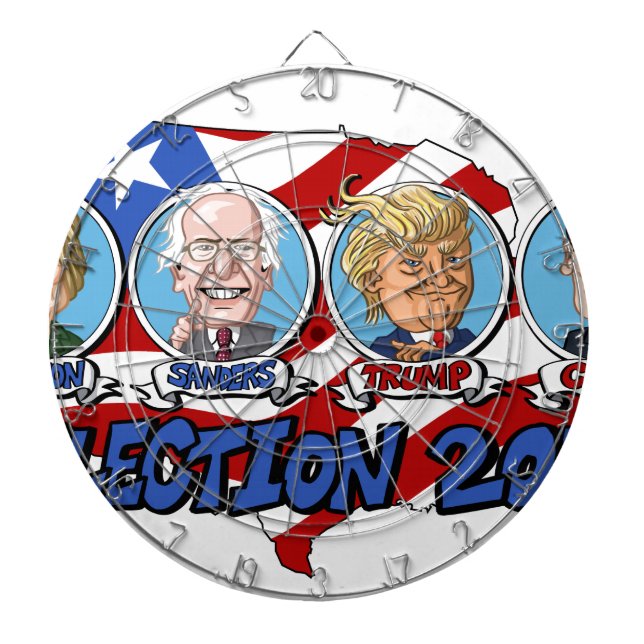 2016 Presidential Election Dartboard (Front)