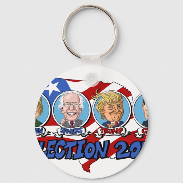 2016 Presidential Election Key Ring (Front)