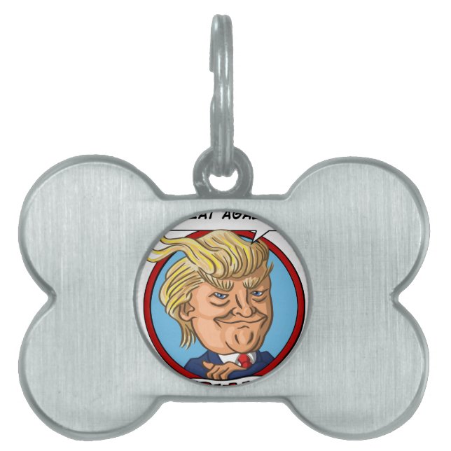 2016 Presidential Election Pet Tag (Front)