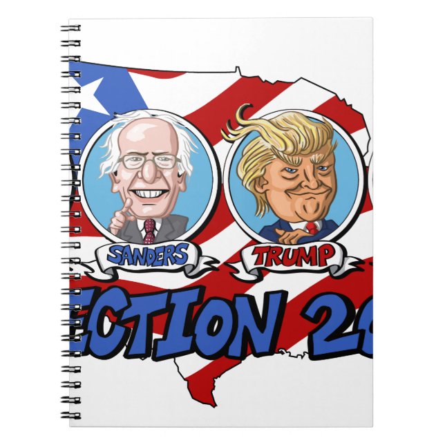 2016 Presidential Election Spiral Notebook (Front)