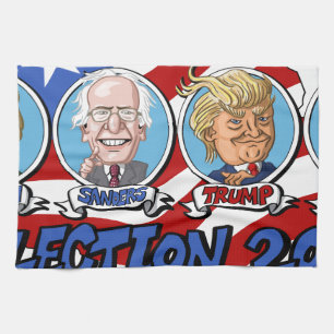 2016 Presidential Election Tea Towel