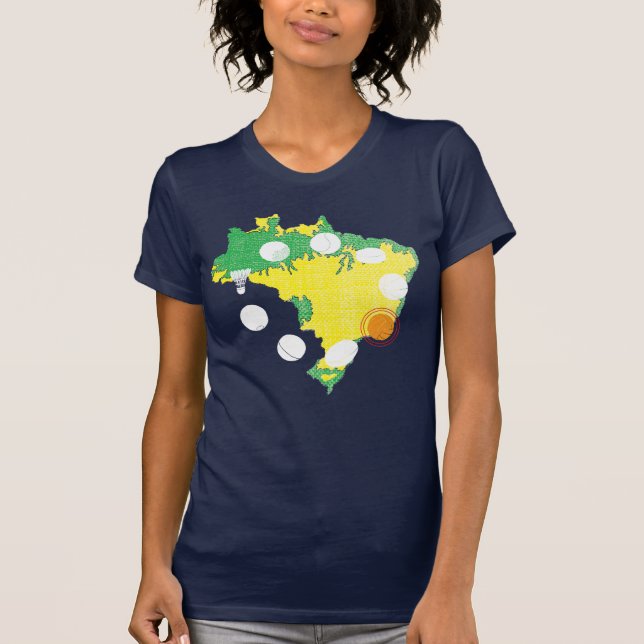 2016 Rio Olympic Brasil T-Shirt (Front)
