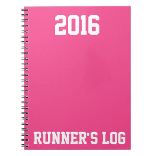 2016 Runner's Log: Running Activity & Training Spiral Notebook