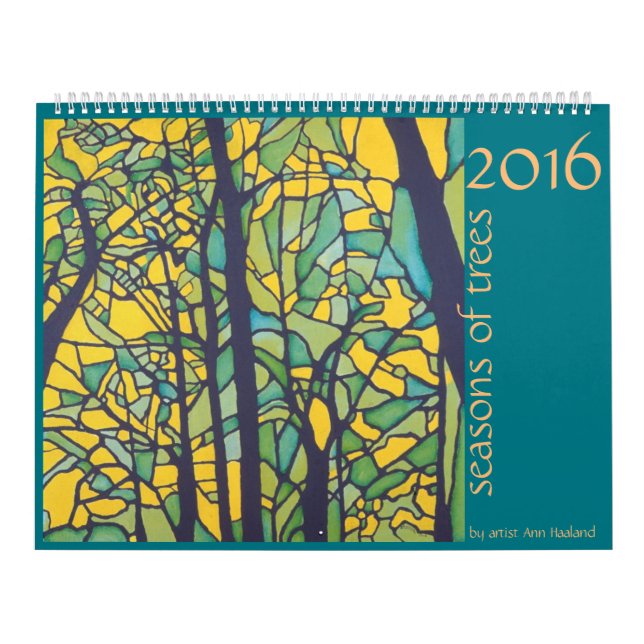 2016 Seasons of Trees Calendar (Cover)