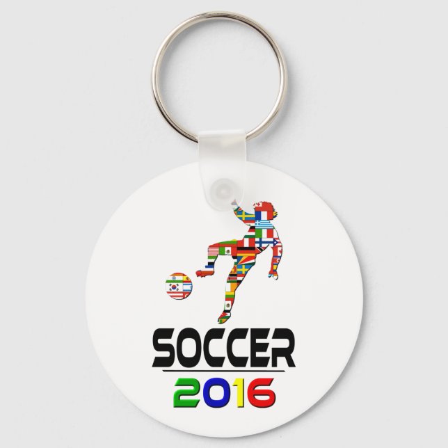 2016:Soccer Key Ring (Front)
