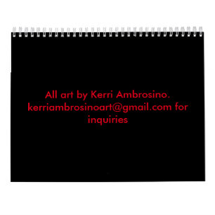 2016 Sugar Skull Day of the dead Calendar