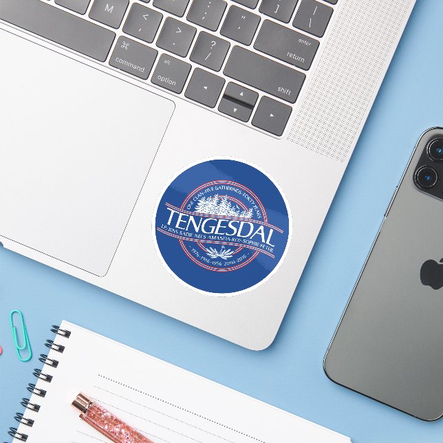 2016 Tengesdal Reunion Magnet (Laptop w/ iPhone)