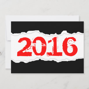 2016 (torn paper) invitation