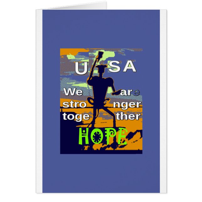 2016 US election Hillary Clinton hope Stronger Tog (Front)