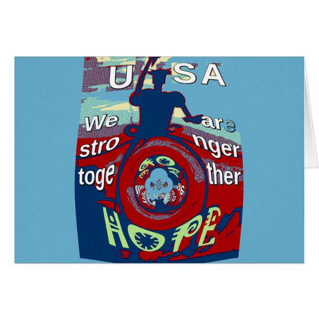 2016 USA Have a Nice Day Hillary Stronger Together (Front Horizontal)