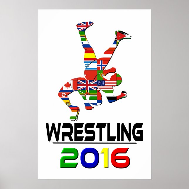 2016: Wrestling Poster (Front)