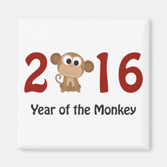 2016 Year of the Monkey Magnet (Front)
