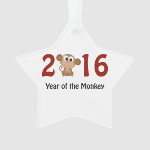 2016 Year Of the Monkey Ornament