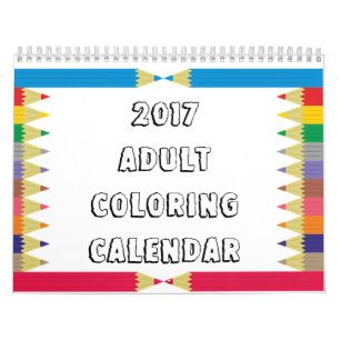 2017 Adult Colouring Calendar