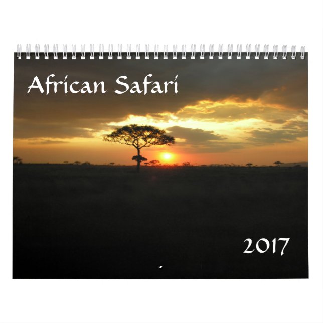 2017 African Safari Calendar (Cover)