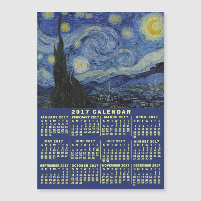 2017 Calendar (See Description for New Version)  (Front)