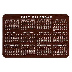 2017 Calendar (See Description for New Version)  Magnet