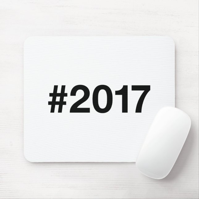 2017 Hashtag 8 Birthday Anniversary Mouse Pad (With Mouse)