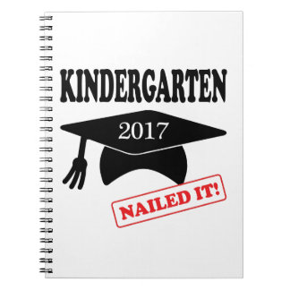 2017 Kindergarten Nailed It Notebook