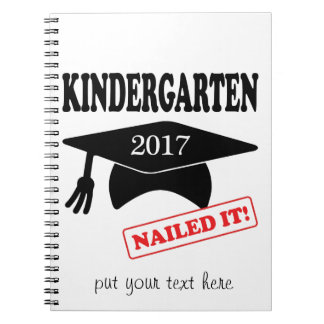 2017 Kindergarten Nailed It Notebook