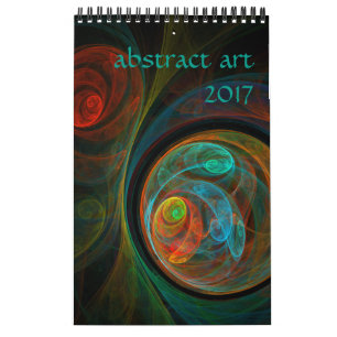 2017 Modern Abstract Art Calendar