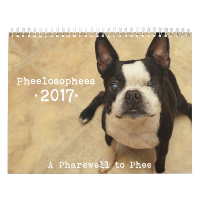 2017 Pheelosophees Calendar (Cover)