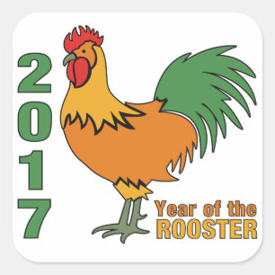 2017 Rooster stickers