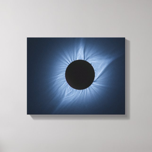 2017 Solar Eclipse - Crown of the Sun Canvas Print (Front)