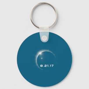 2017 Solar Eclipse Key Ring