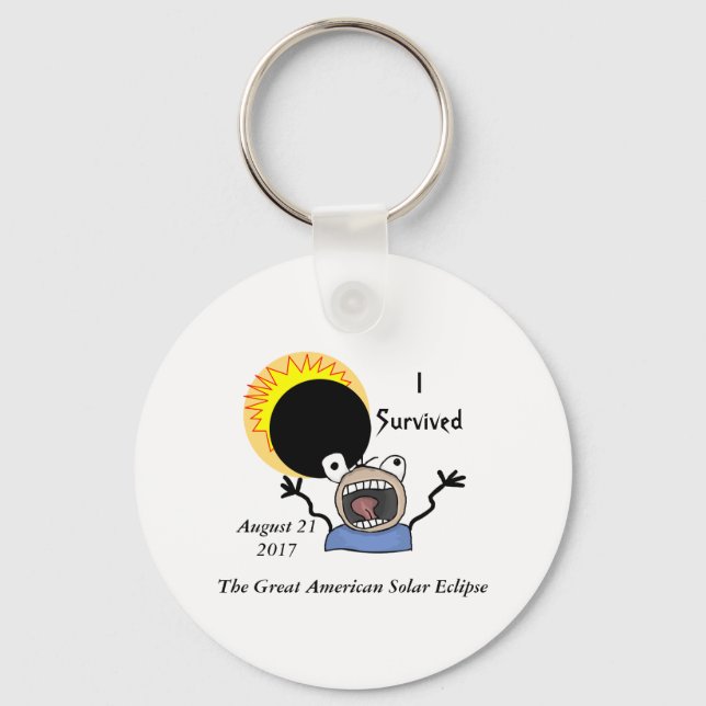 2017 Solar Eclipse Survival Edition Key Ring (Front)