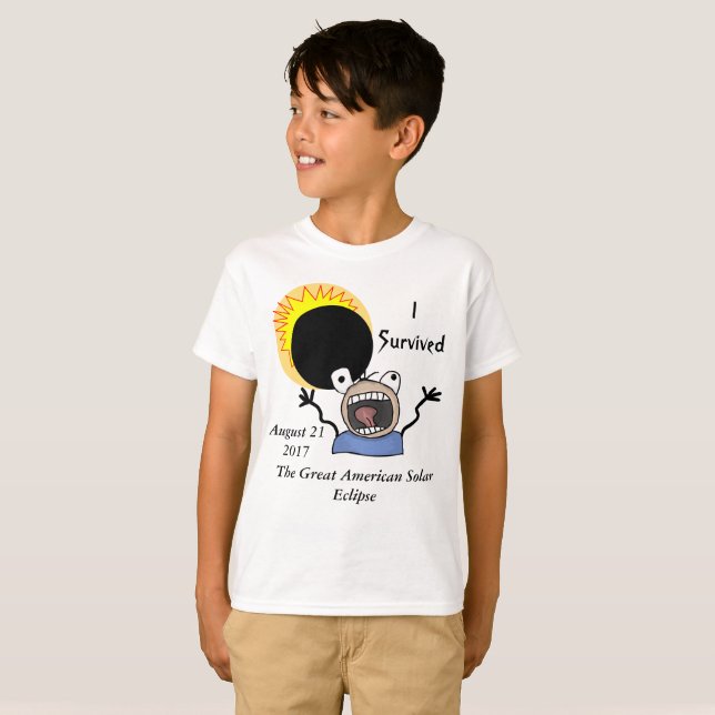 2017 Solar Eclipse Survival Edition T-Shirt (Front Full)
