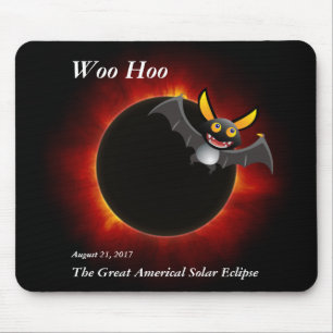 2017 Solar Eclipse, Vampire Edition Mouse Pad