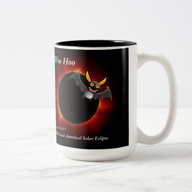 2017 Solar Eclipse, Vampire Edition Two-Tone Coffee Mug (Right)