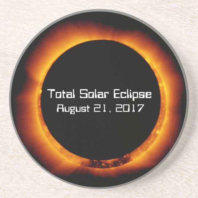 2017 Total Solar Eclipse Coaster (Front)