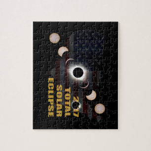 2017 Total Solar Eclipse Phases Jigsaw Puzzle