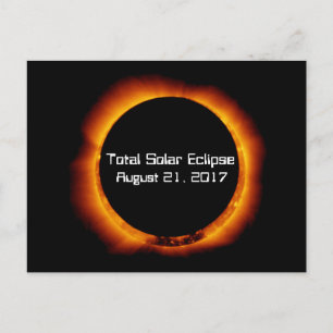 2017 Total Solar Eclipse Postcard
