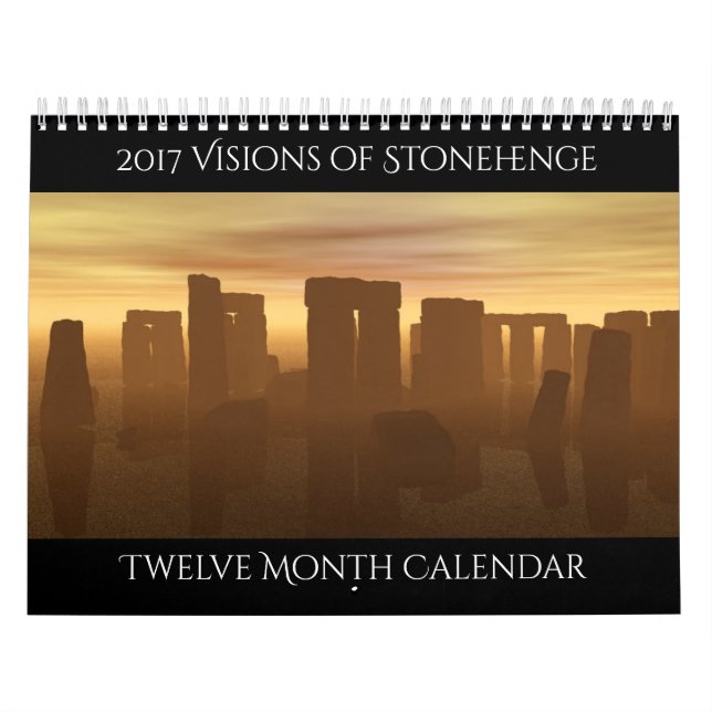 2017 Visions of Stonehenge Calendar (Cover)