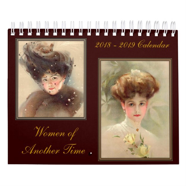 2018 - 2019 Women of Another Time Calendar (Cover)