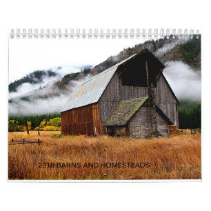 2018 Barn and homestead calendar. Calendar