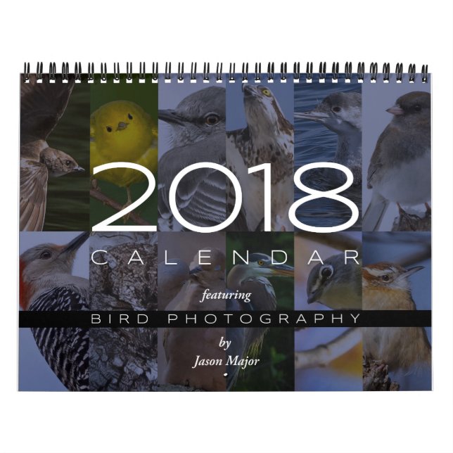 2018 Calendar of Bird Photography (Cover)