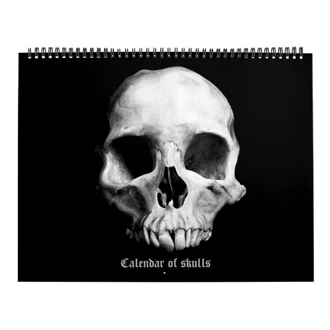 2018 Calendar of skulls (Cover)