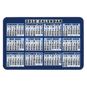 2018 Calendar (See Description for New Version)  Magnet