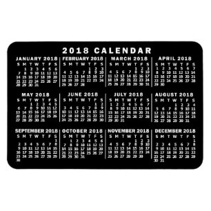 2018 Calendar (See Description for New Version)  Magnet