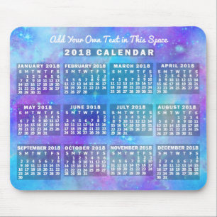 2018 Calendar (See Description for New Version) Mouse Pad