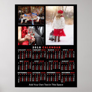 2018 Calendar (See Description for New Version) Poster