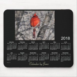 2018 Cardinal Calendar by Janz Mouse Pad