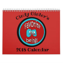 2018 Favourite Beings Autism Charity Calendar
