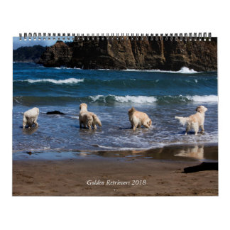 2018 Golden Retriever Calendar